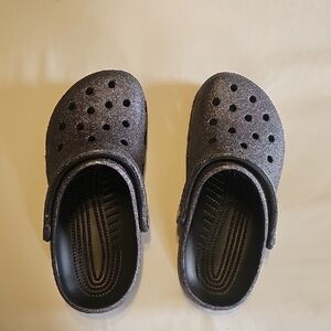 Grey Sparle CROCS Slip-On Shoes